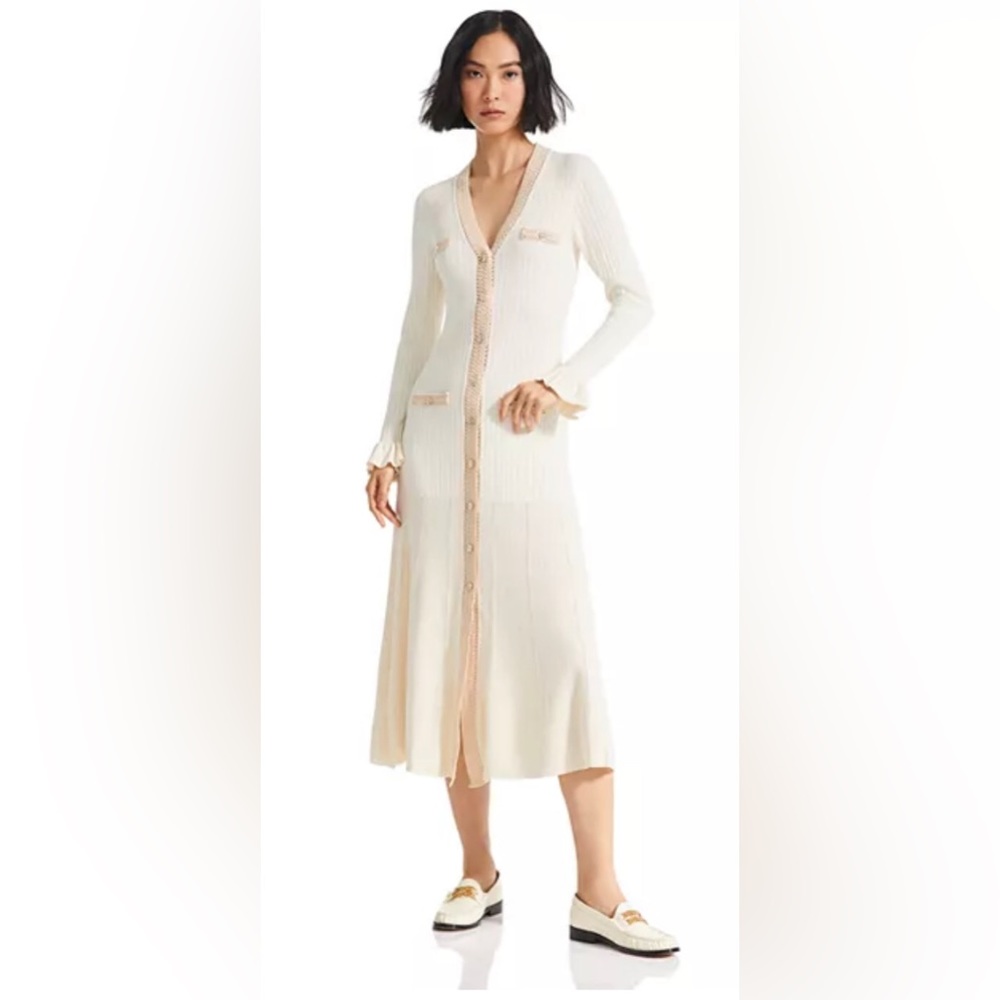 Sandro
Ellis Crochet Trim Midi Dress - 150th Anniversary Exclusive